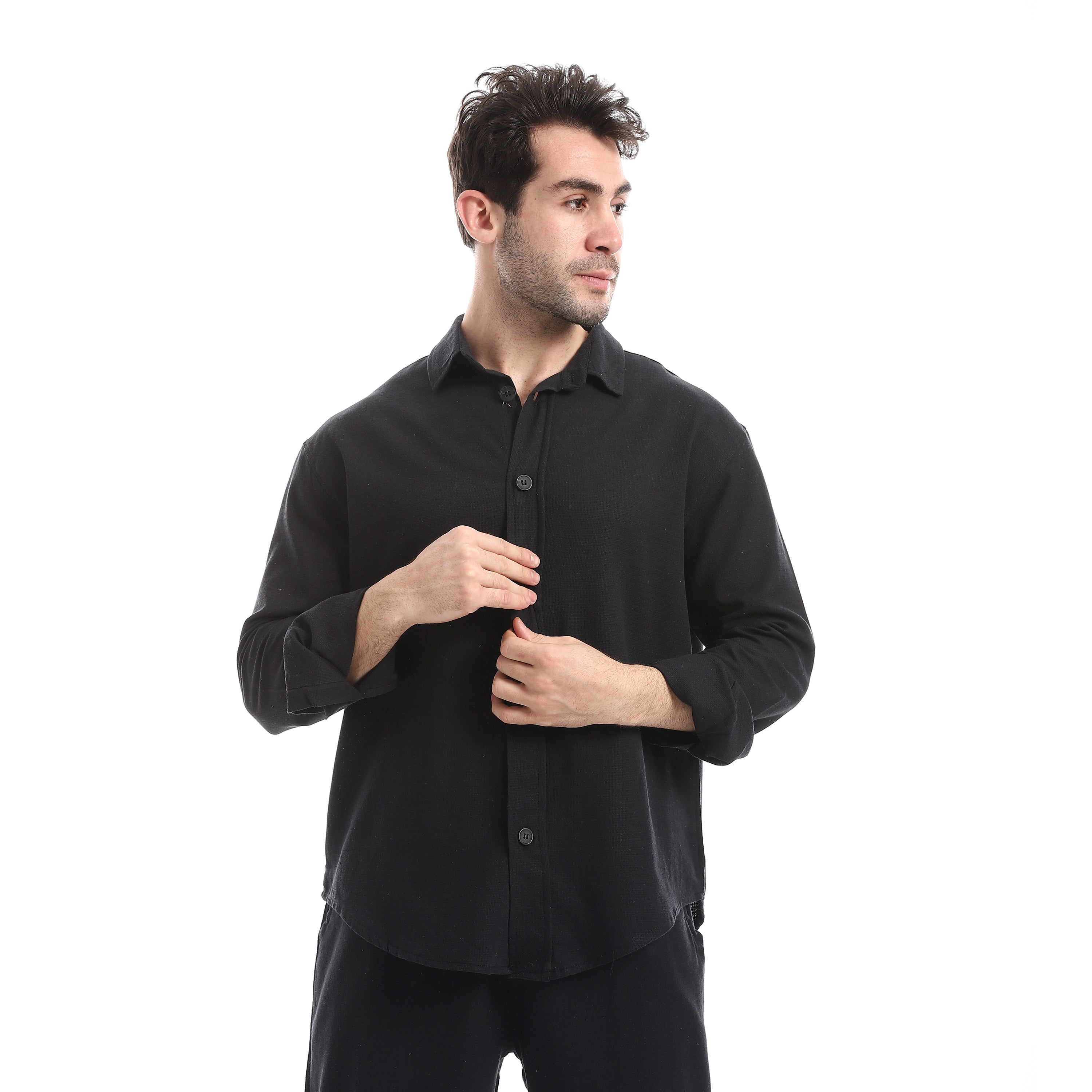 Soft Breathable Shirt - Black