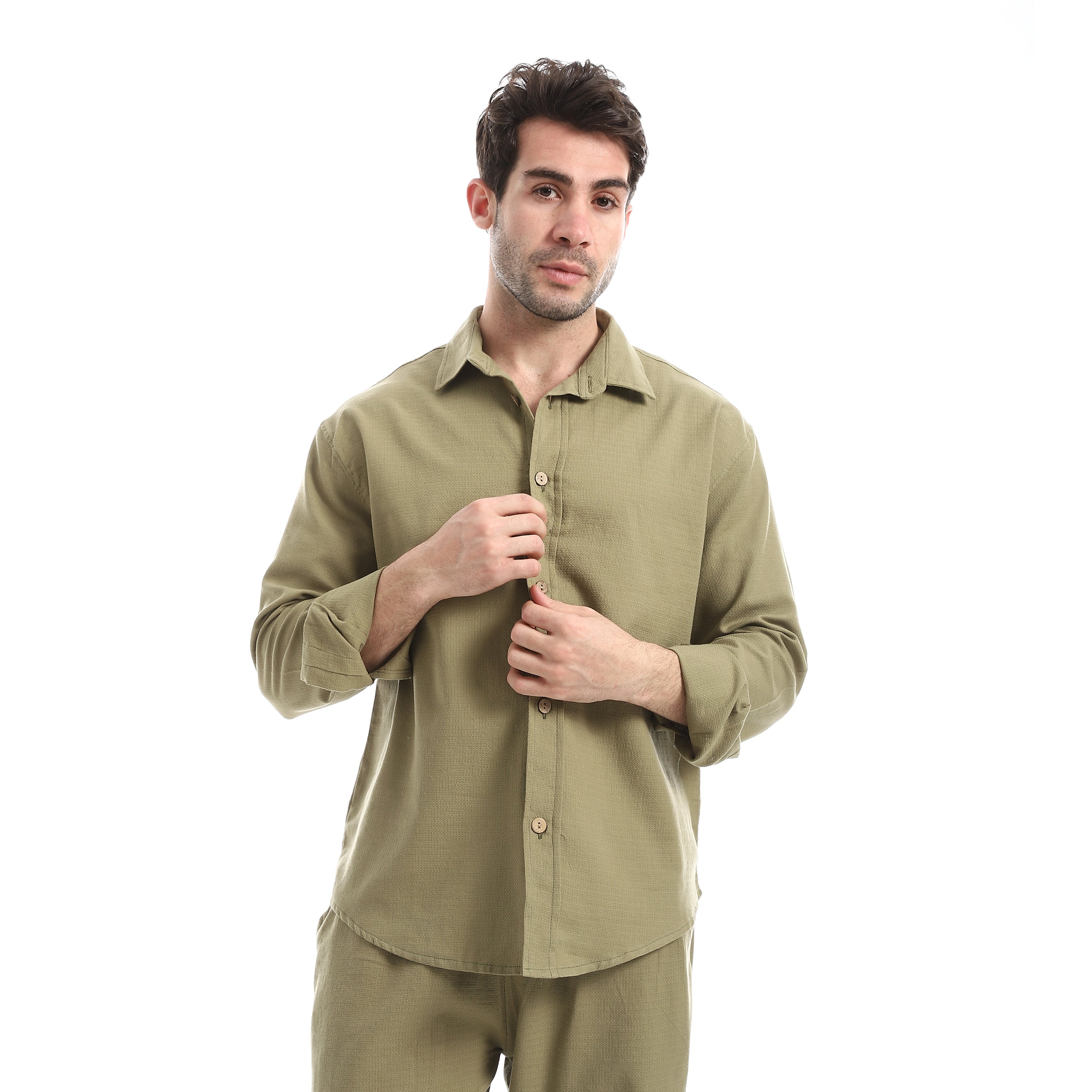Soft Breathable Shirt - Olive