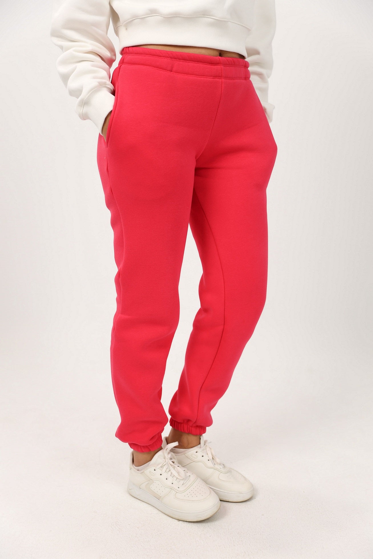 Milton Regular Fit Sweatpants – Hot Pink
