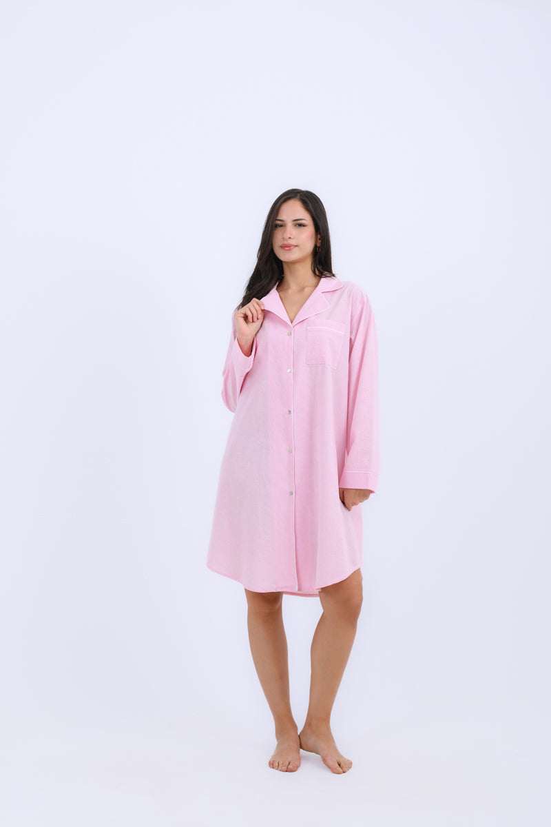 HS 112- Buttons Night Dress