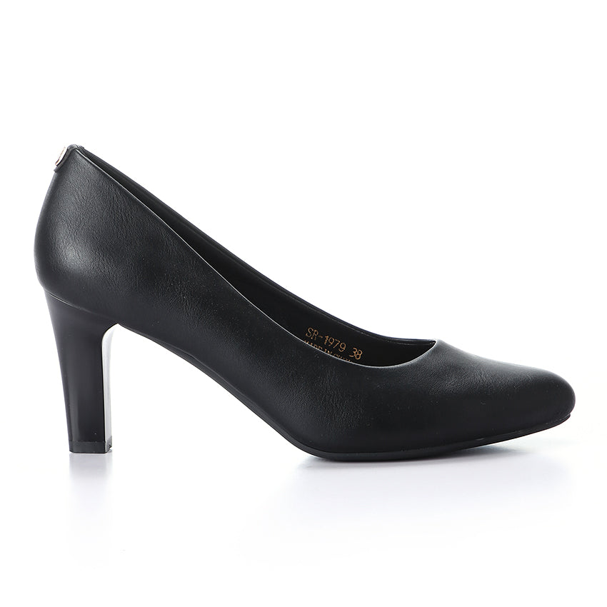 Pointed Toe High Heels – Black