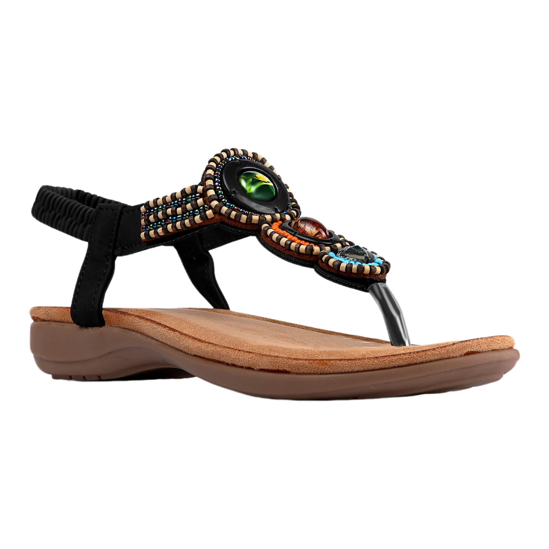 Boho Comfort Sandal - Black