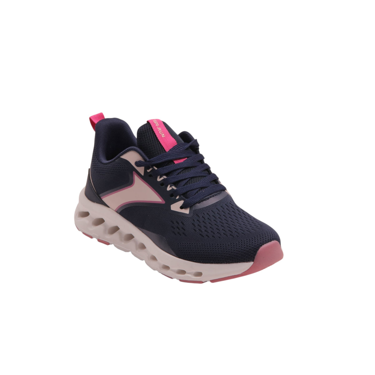 Breathable Mesh Running Sneakers - Navy