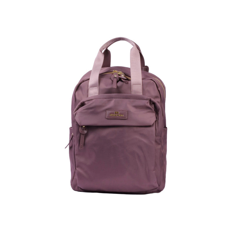 Pu Leather Solid Backpack – Purple (SR-B1570)