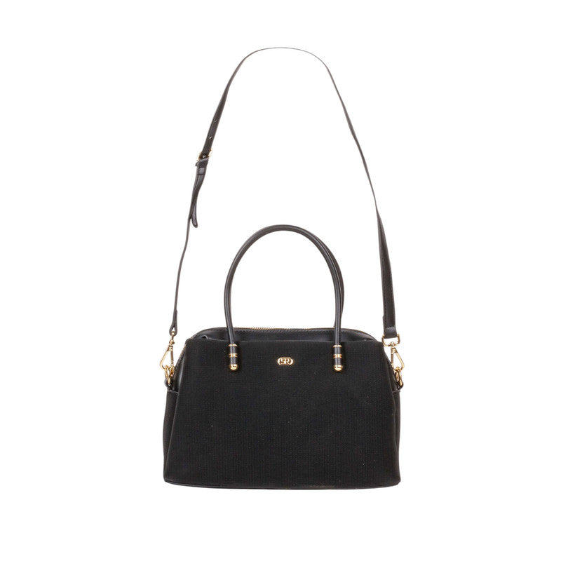PU Leather Minimalist Satchel Bag – Black