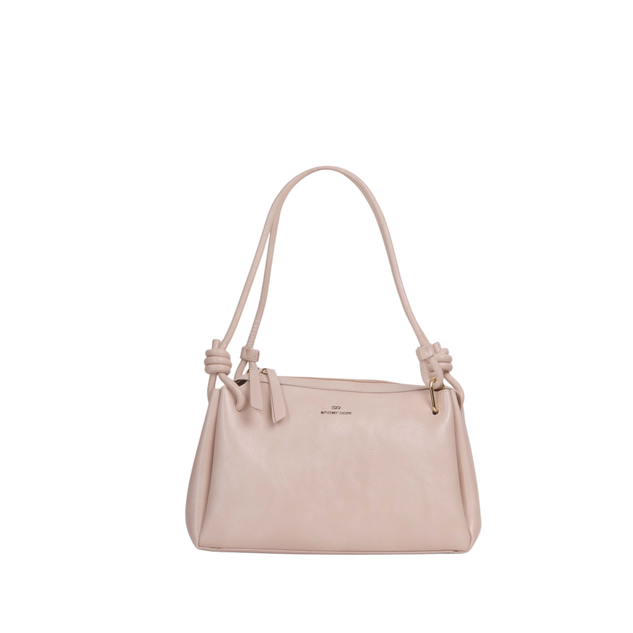 Knotted Strap Shoulder Bag - Beige