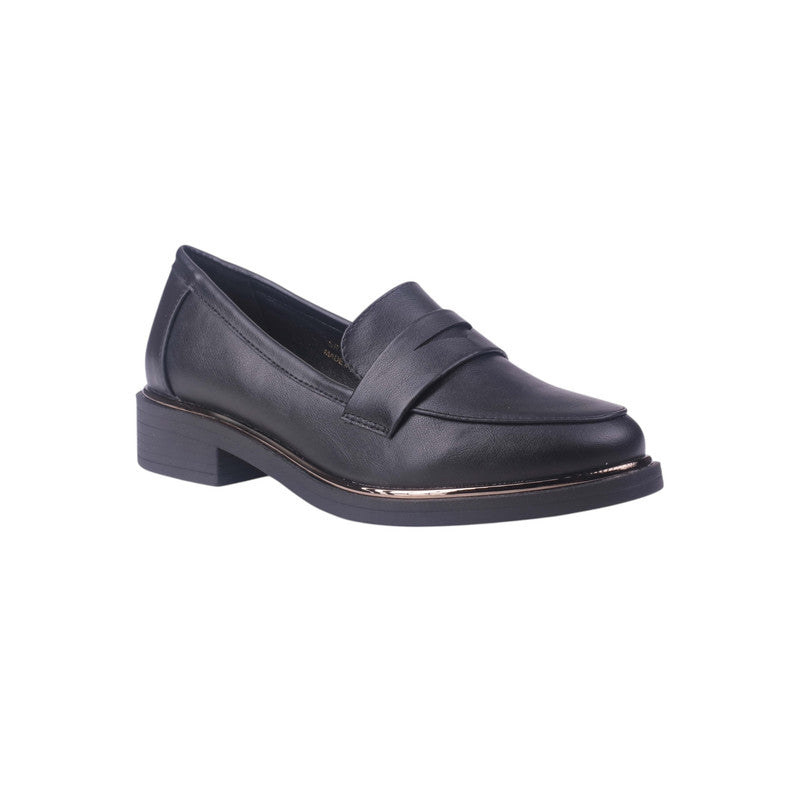 Classic Strap Loafer Shoes – Black (SR-3587)