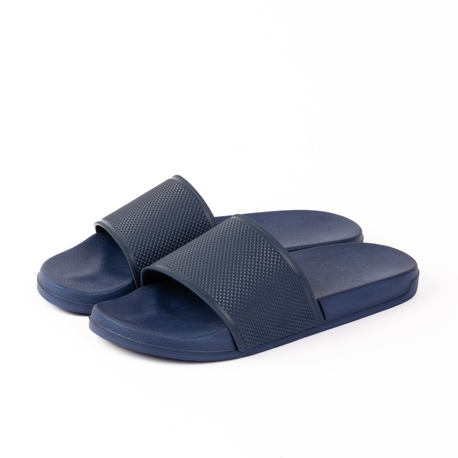 EVA Textured VIGO Men Slippers - Navy
