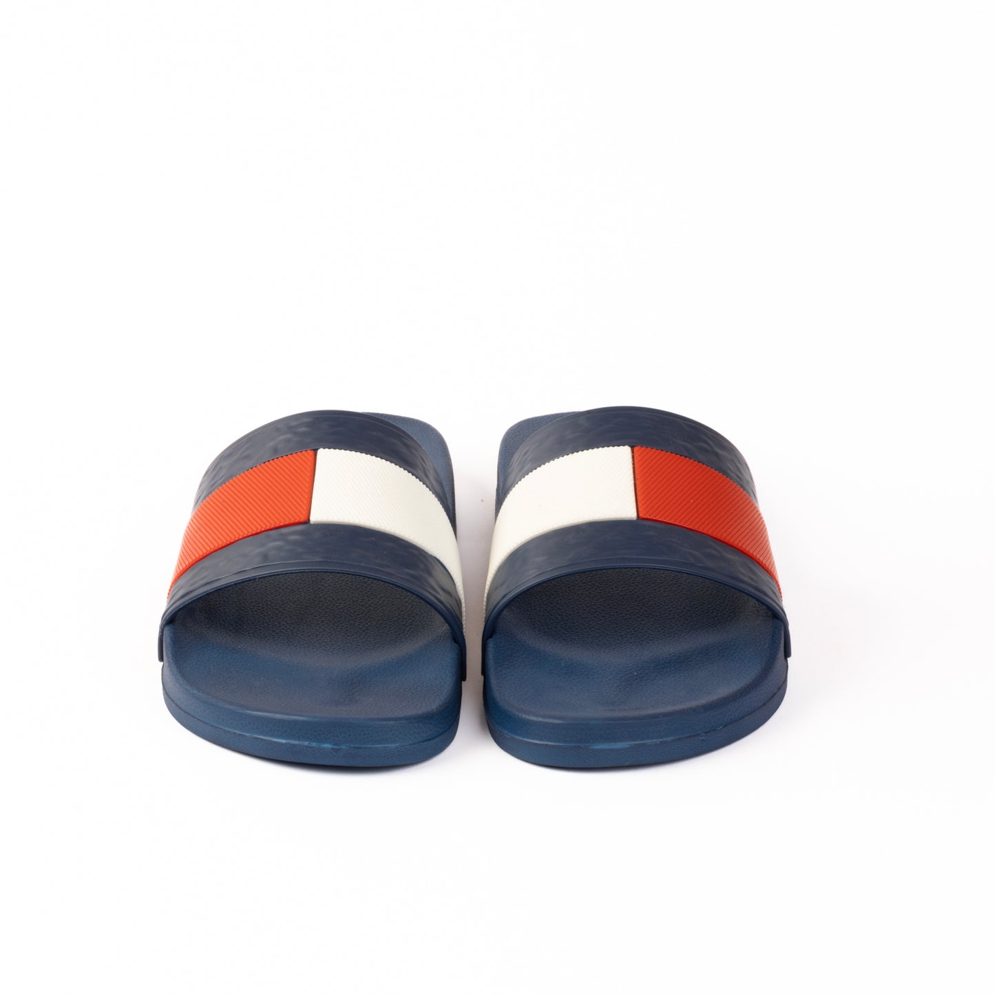 EVA Textured TOMAS MEN Slippers - Navy & White