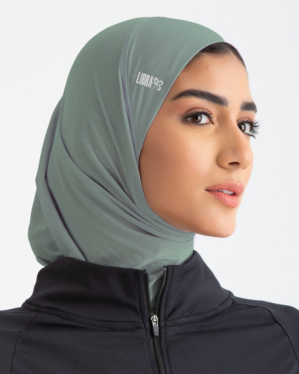 Lycra Hijab Light - Deep Green