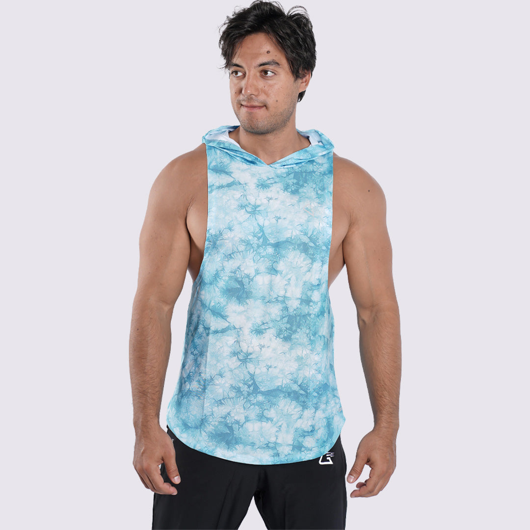 Synthetic Evolve Sky Sleeveless T-Shirt - Multicolor