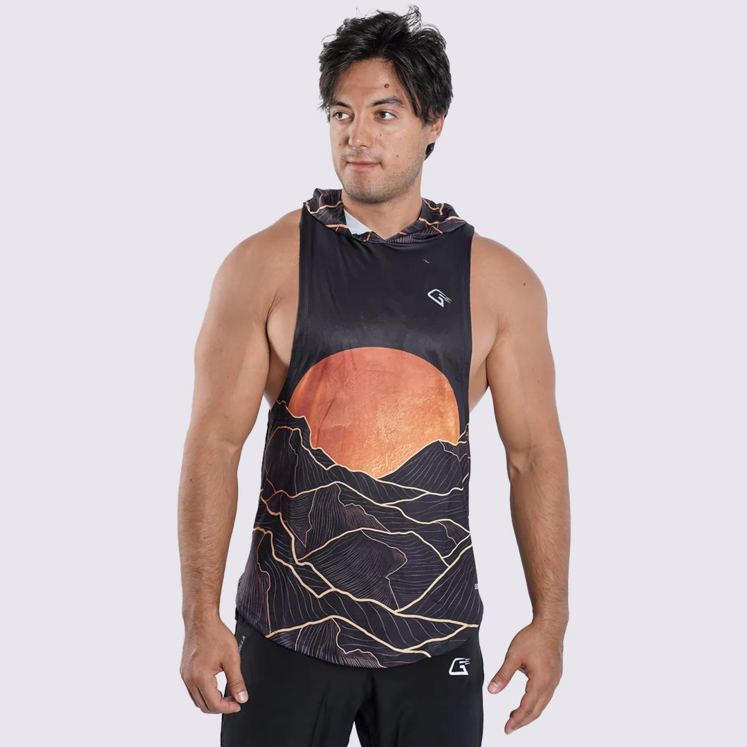 Synthetic Hype Muscle Sleeveless T-Shirt - Multicolor