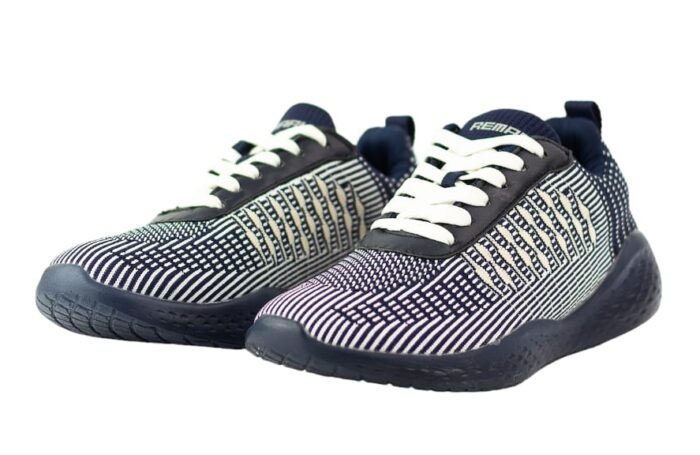 Mesh EVA Walking Sneakers – Black & White