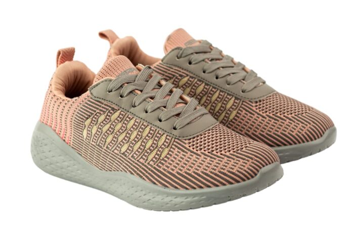 Mesh EVA Walking Sneakers – Peach