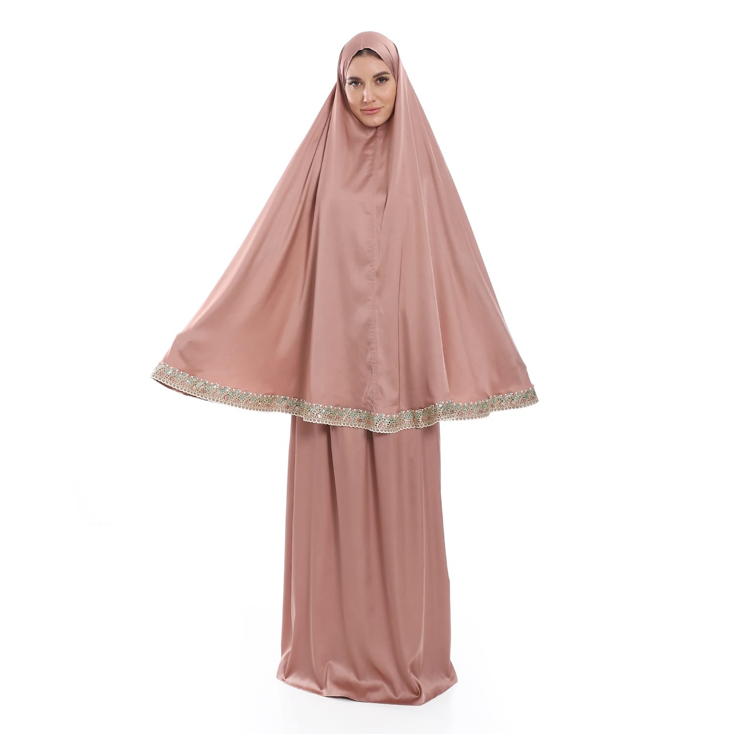 Silky Satin Isadal - Rose