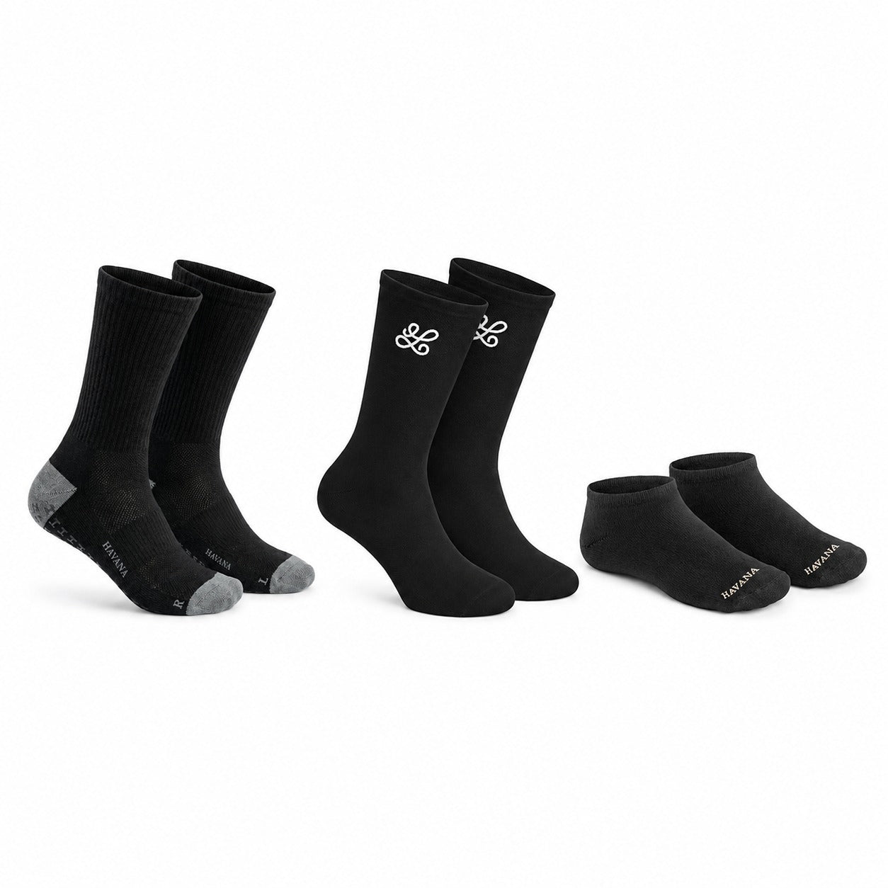 The Black Essentials Pack Socks