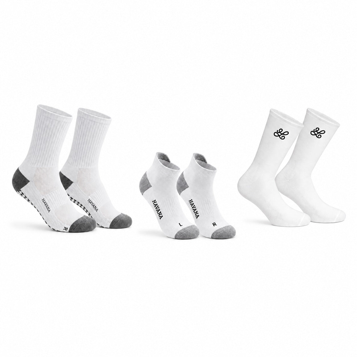 The White Essentials Pack Socks
