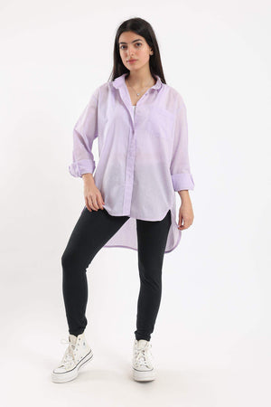 Asymmetrical Comfy Shirt - Carina - كارينا