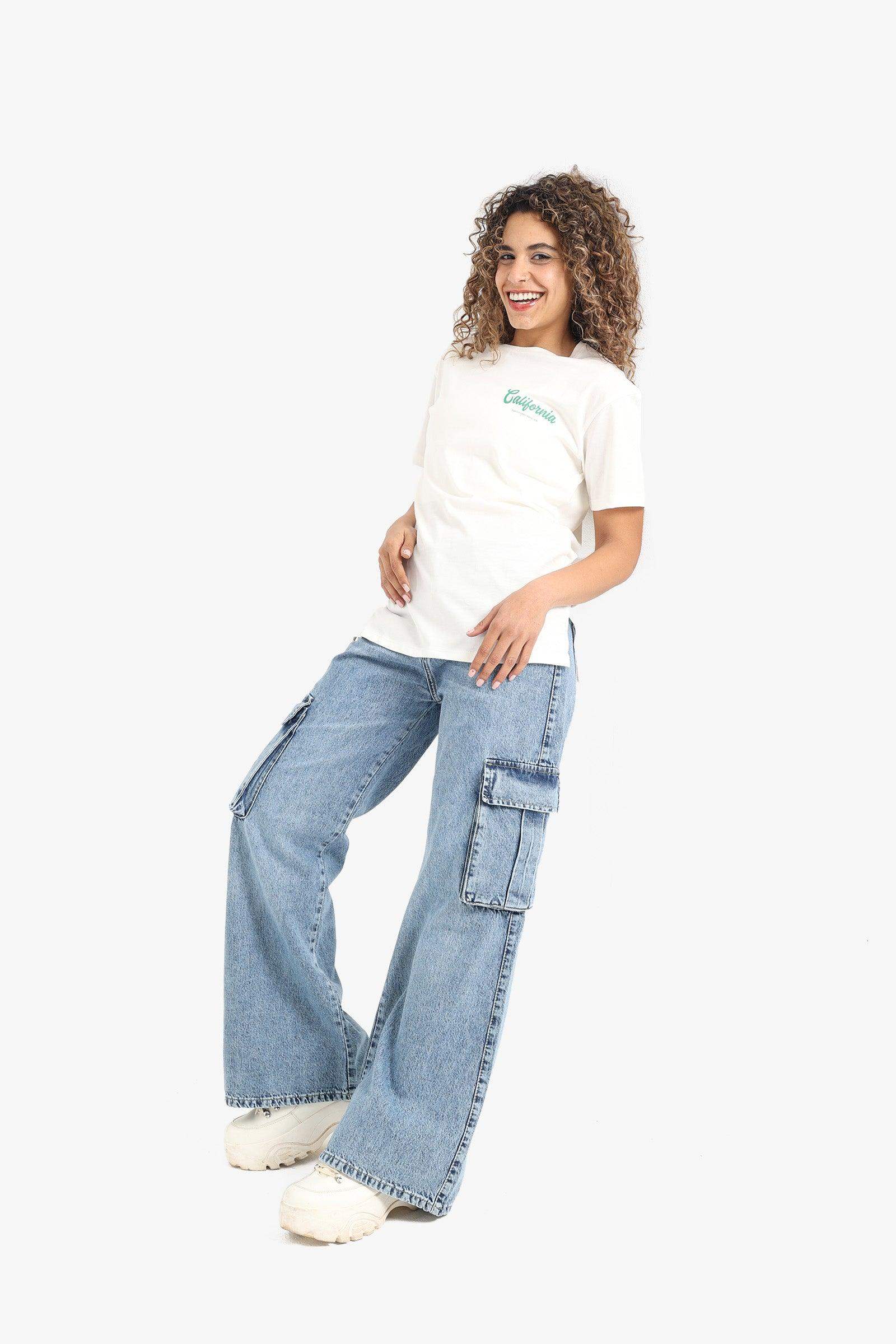 Asymmetrical Lounge T-Shirt - Carina - كارينا