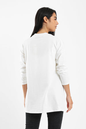 Basic Top With Front Slit - Clue Wear