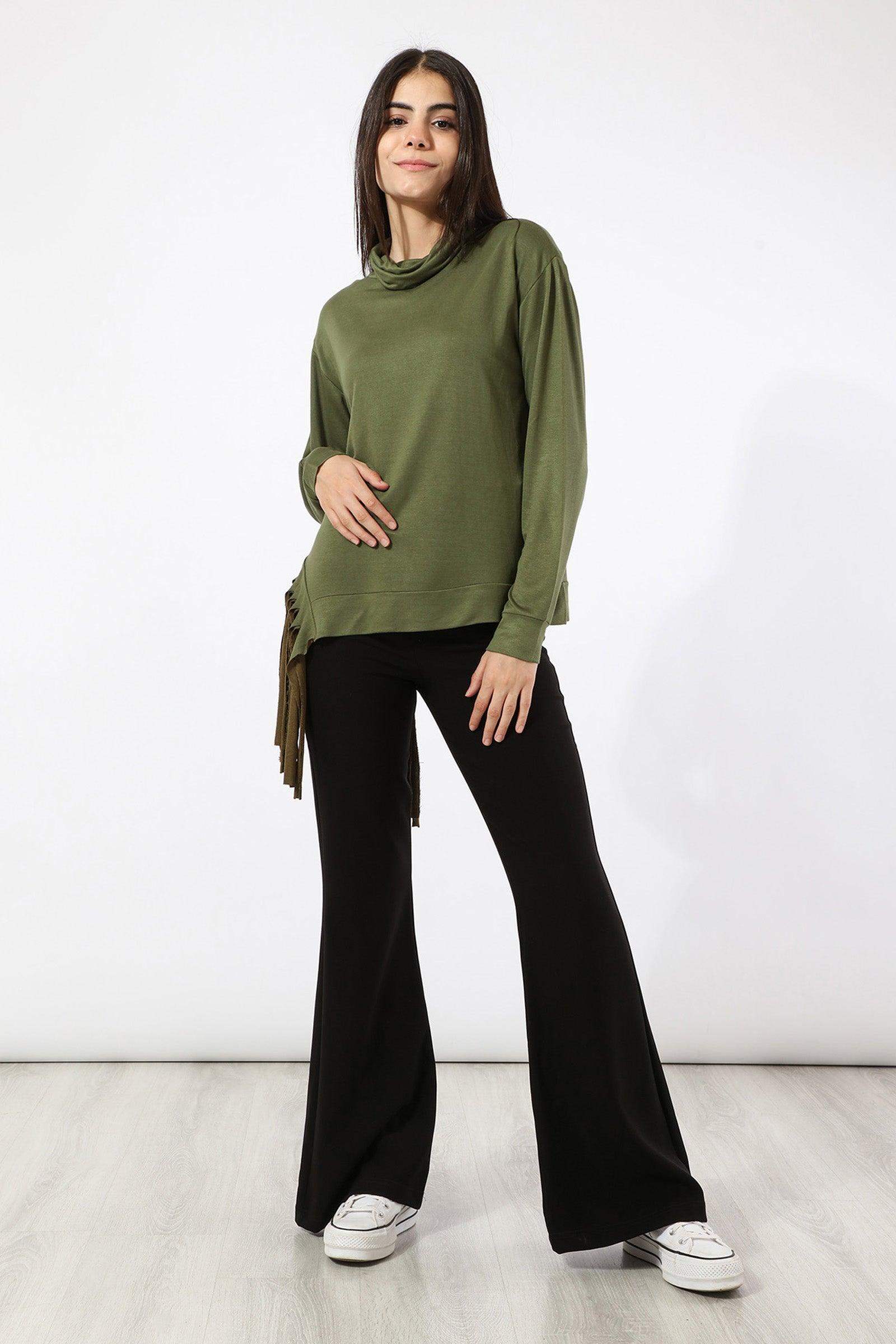 Basic Top with Side Fringe - Carina - كارينا