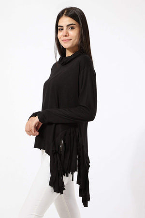 Basic Top with Side Fringe - Carina - كارينا