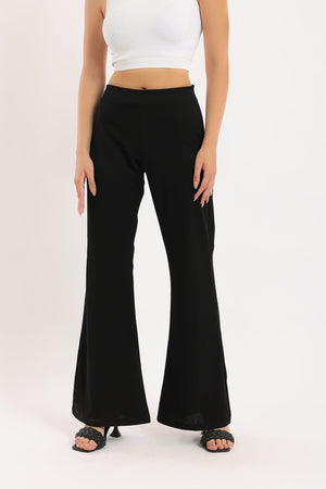 Black Flared Pants - Clue Wear