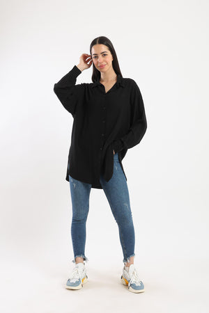 Classic Collar Long Shirt - Clue Wear