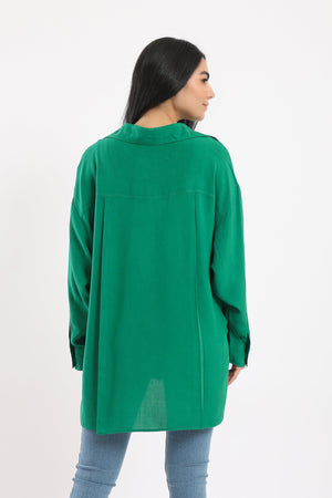 Classic Collar Long Shirt - Clue Wear