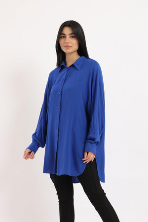 Classic Collar Long Shirt - Clue Wear