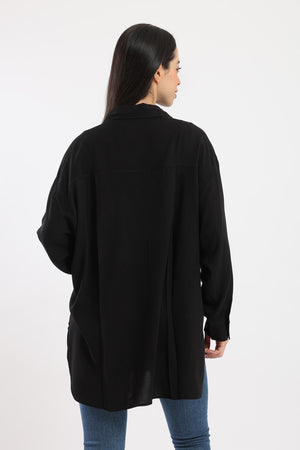 Classic Collar Long Shirt - Clue Wear