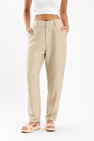 Classic Folded Hem Pants - Clue Wear