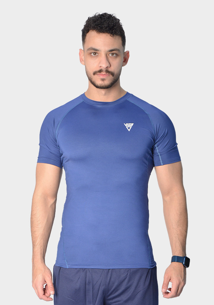 Polyester Spandex Compression Sports T-Shirt