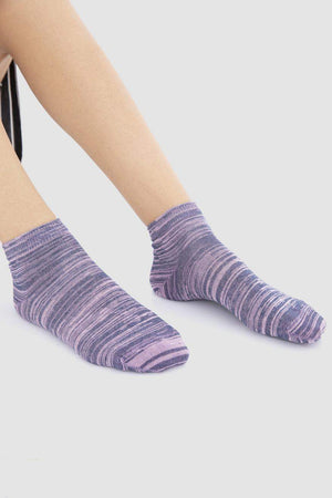 Cotton Ankle Socks - 3 Pairs - Carina - كارينا