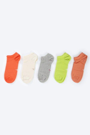Cotton Ankle Socks - 5 Pairs - Carina - كارينا