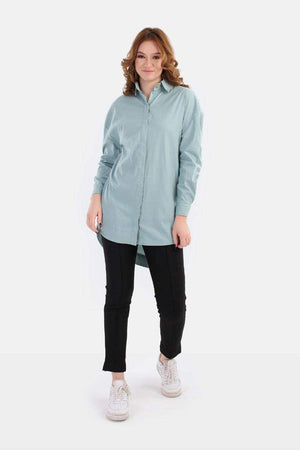 Cotton Blend Shirt - Carina - كارينا