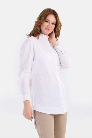 Cotton Blend Shirt - Carina - كارينا
