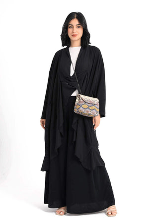 Cotton Draped Poncho - Carina - كارينا