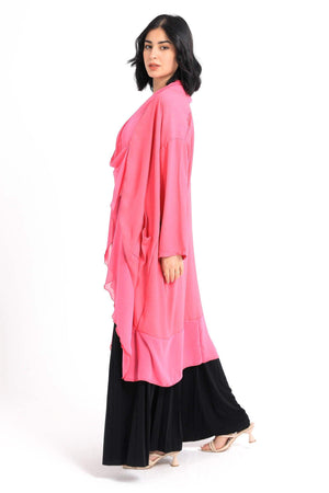 Cotton Draped Poncho - Carina - كارينا