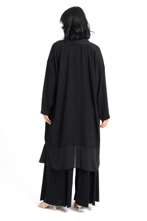 Cotton Draped Poncho - Carina - كارينا
