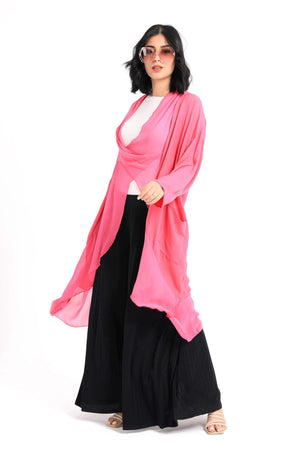Cotton Draped Poncho - Carina - كارينا