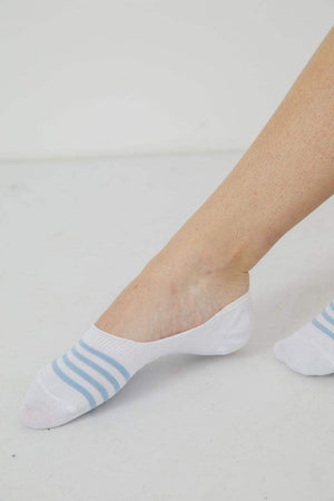 Cotton Invisible Socks - 3 Pairs - Carina - كارينا