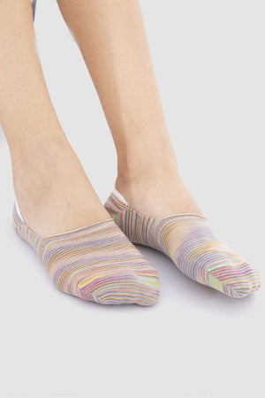 Cotton Invisible Socks - 3 Pairs - Carina - كارينا