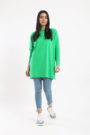 Crew Neck Solid T-Shirt - Clue-wear