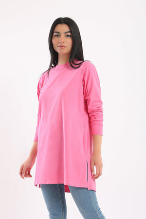 Crew Neck Solid T-Shirt - Clue-wear