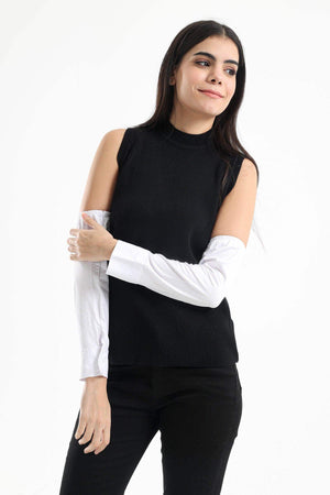 Detachable Sleeves with Buttoned Cuffs - Carina - كارينا