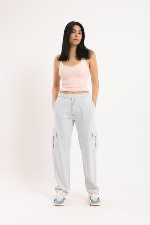 Elastic Straight Cut Pants - Clue Wear
