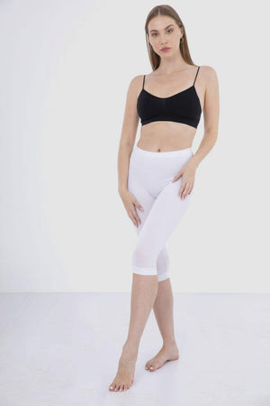 Elastic Waist Pantacourt Legging - Carina - كارينا