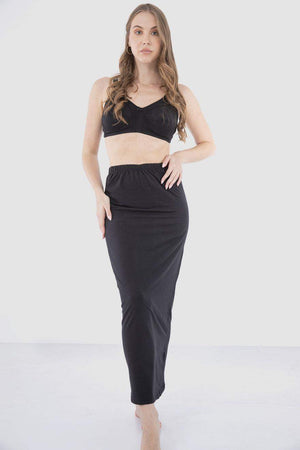 Elastic Waist Solid Maxi Skirt - Carina - كارينا