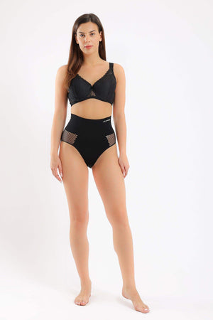 Fishnet Full Brief Panty - Carina - كارينا